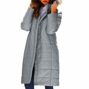 Women's Plus Size Puffer Winter Coat long- knee length 14/16 size